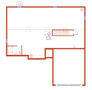 The Lexington II - Basement Plan